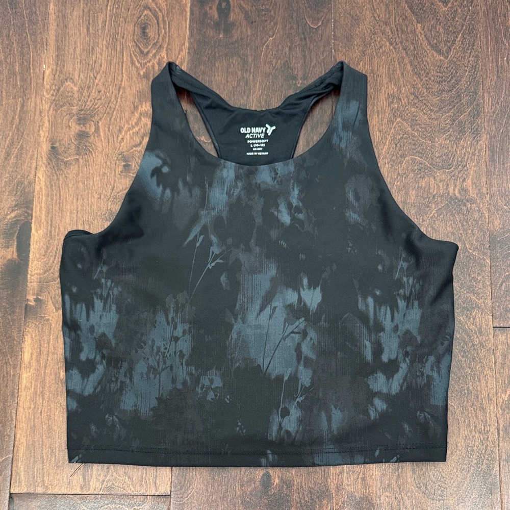 Old Navy Active Powersoft Girls Active Top Crop Dance Sports, size Large 10/12